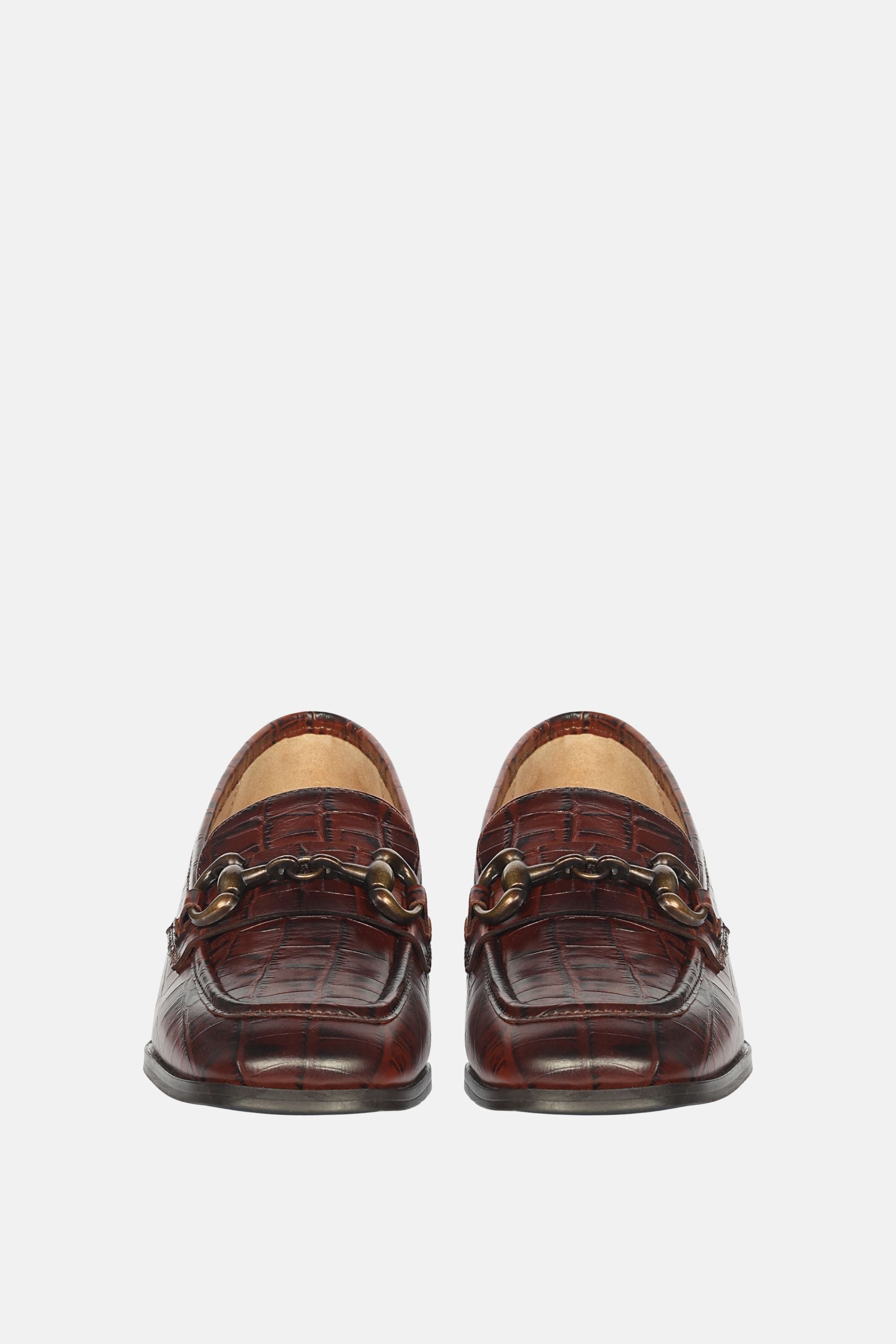 Saint G - Jacqueline Croco - Heeled Loafers