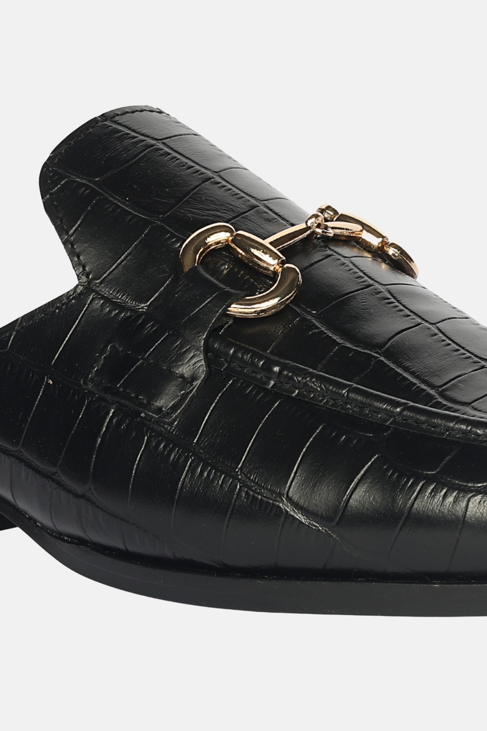 Saint G - Savannah Croco - Heeled Mule