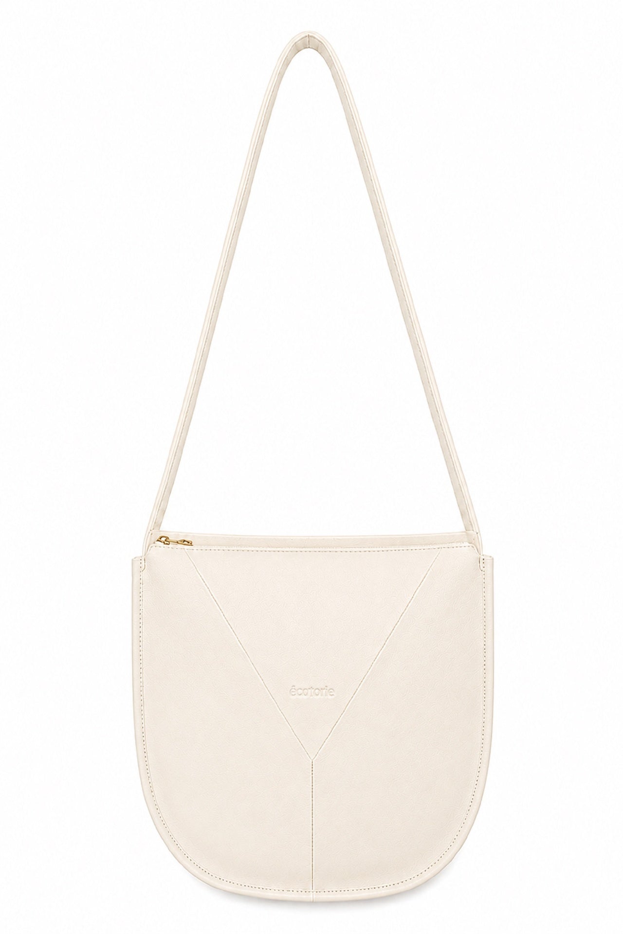 Ecotorie Sissy Leather Crossbody/X-body Bag Warm White