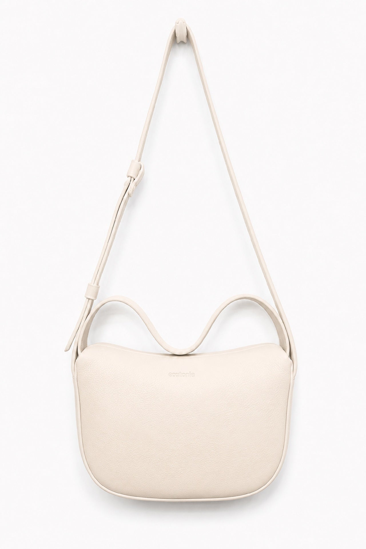 Ecotorie Peggy Leather Crossbody/Shoulder Bag Warm White