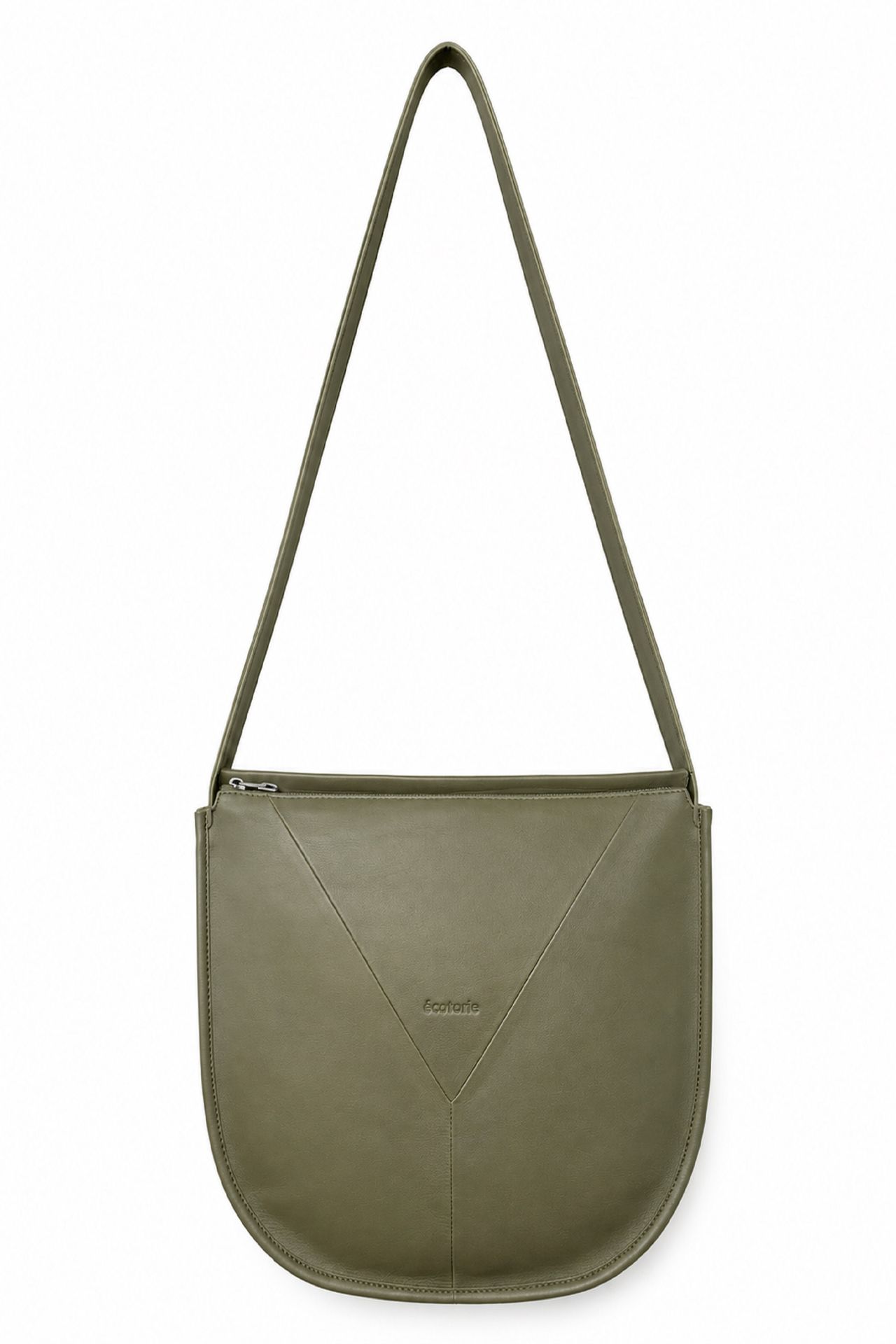 Ecotorie Sissy Leather Crossbody/X-body Bag Dark Moss