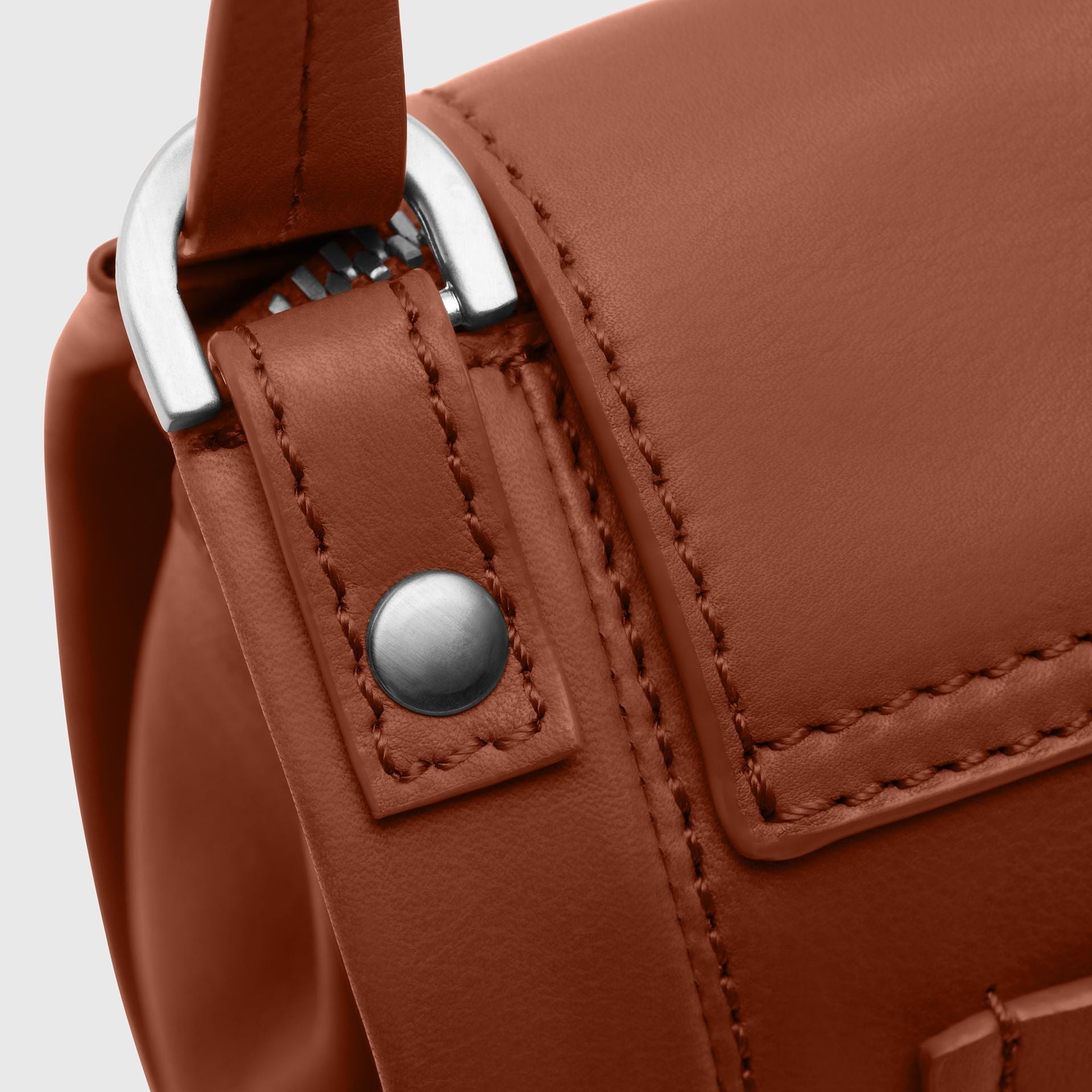 Ecotorie Nora Leather Crossbody Bag Caramel