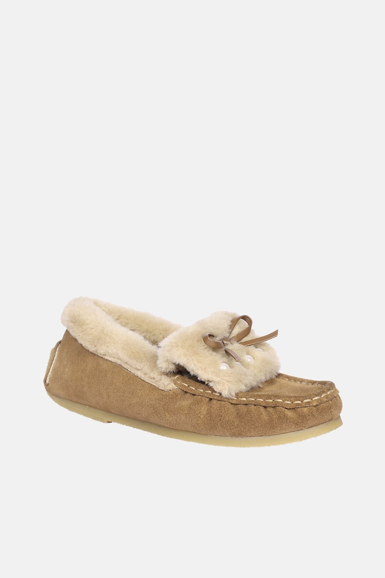 Jelavu -  Moscow - Suede & Shearling Moccasins