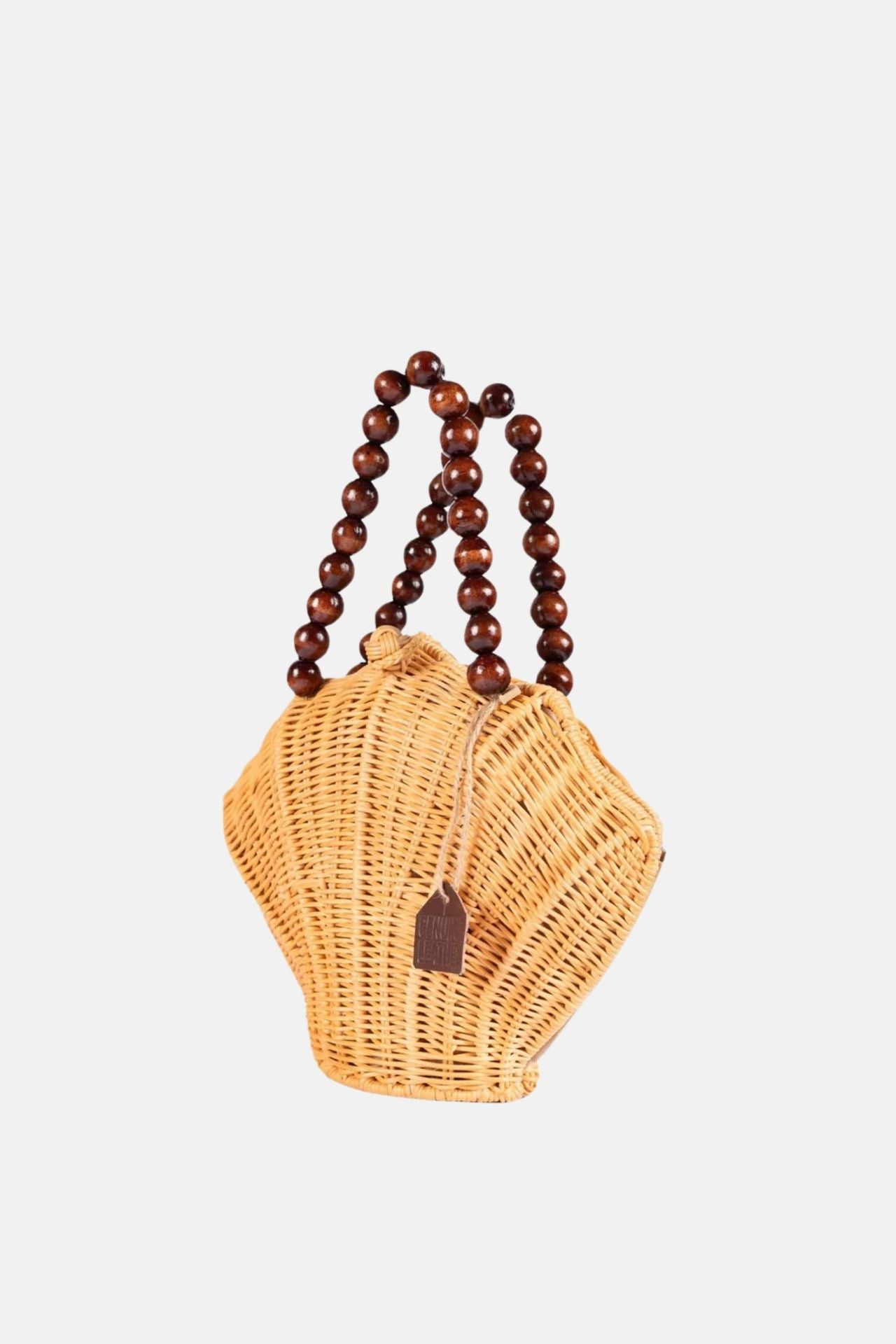 Jelavu - Shelie Woodbead - Natural Crossbody Bag