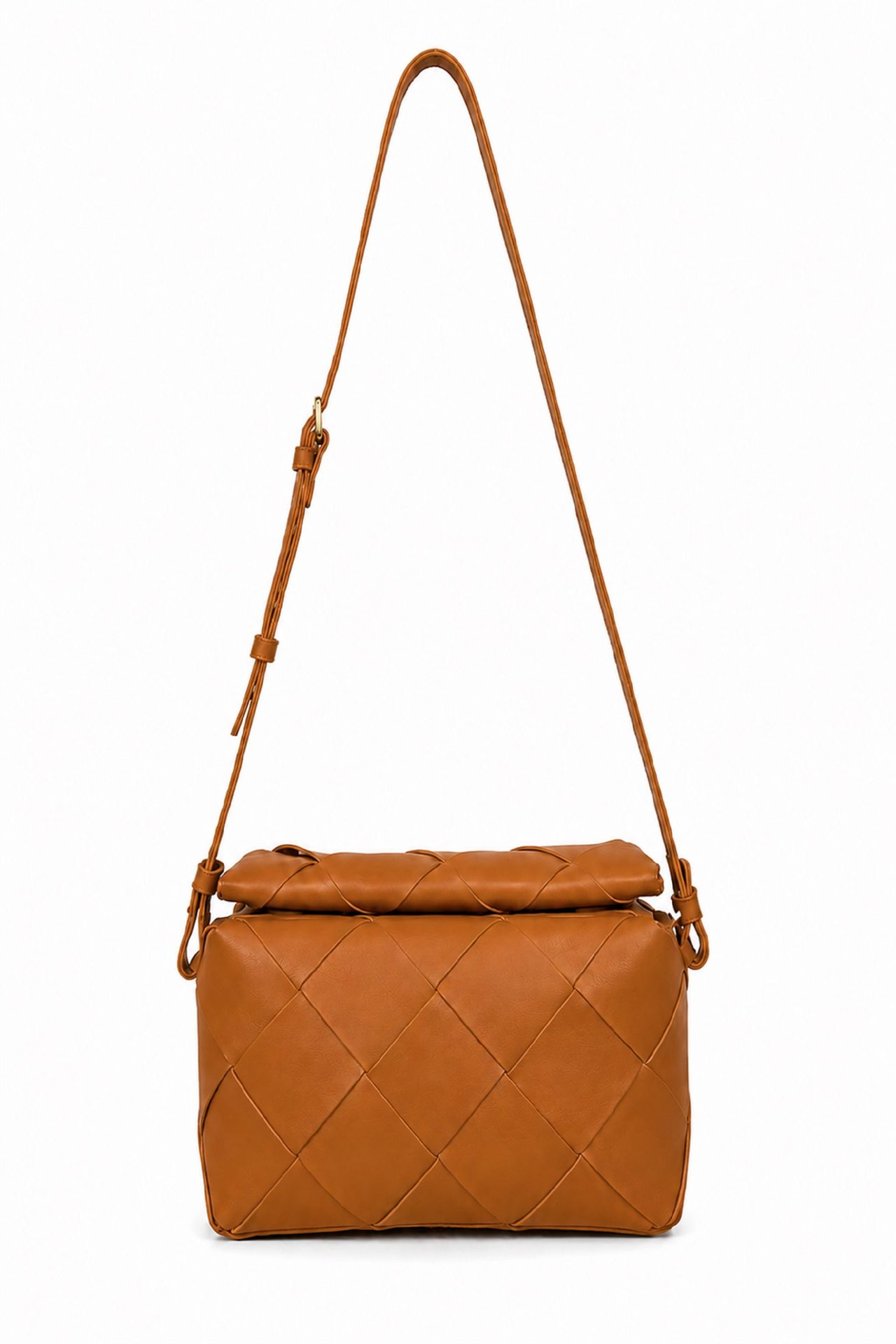 Ecotorie Maude Leather Crossbody Bag Caramel