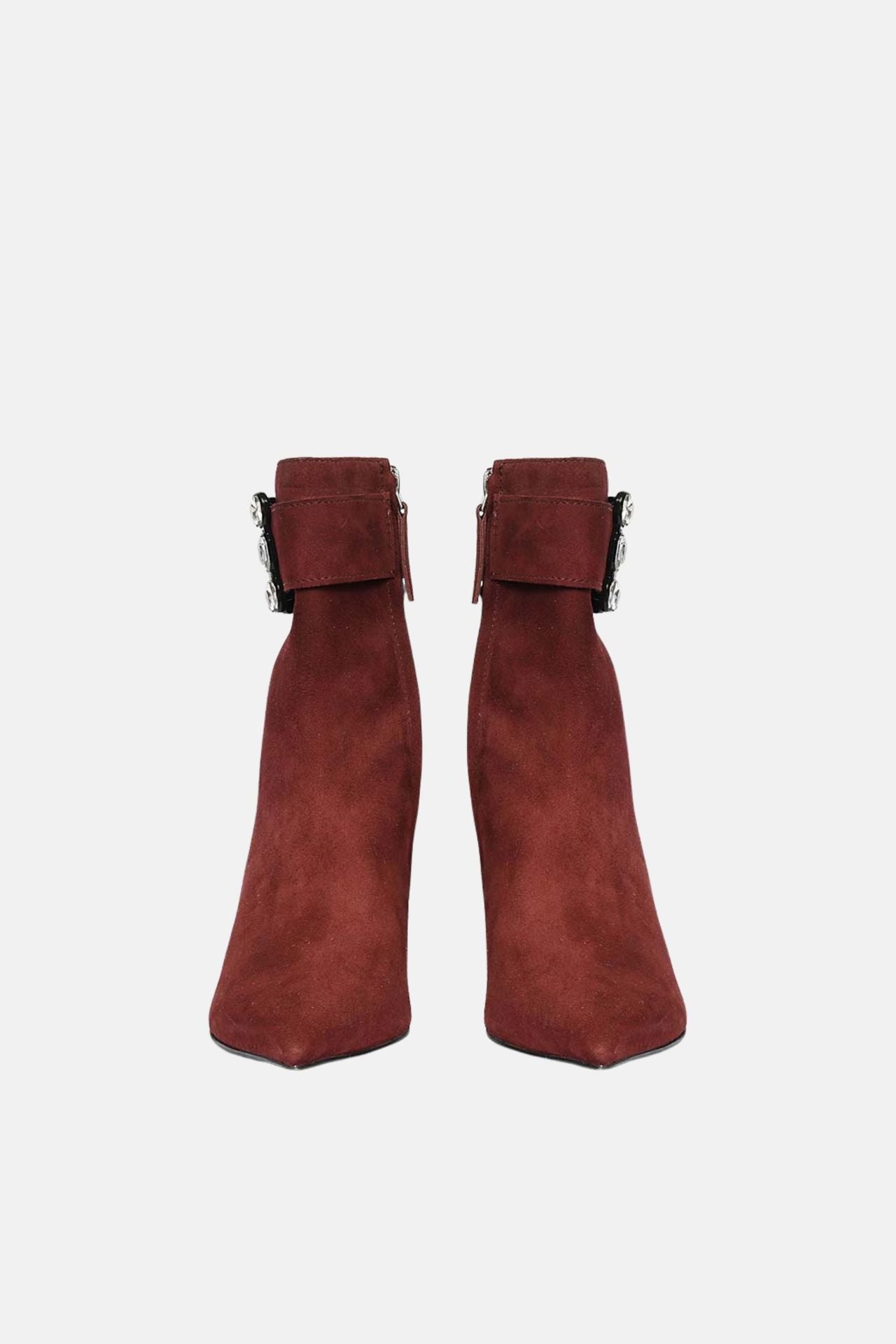 The Saint G - Eishi - Burgundy Ankle Boots