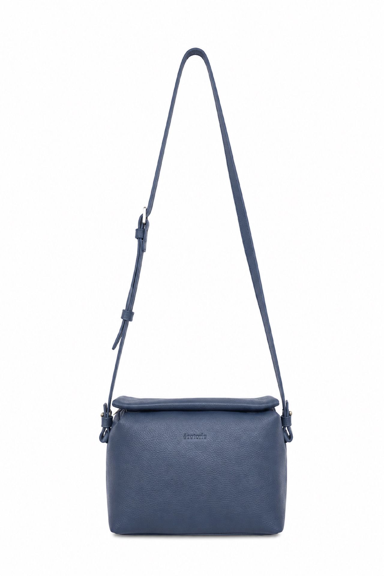 Ecotorie Agnes Leather Crossbody Bag Midnight