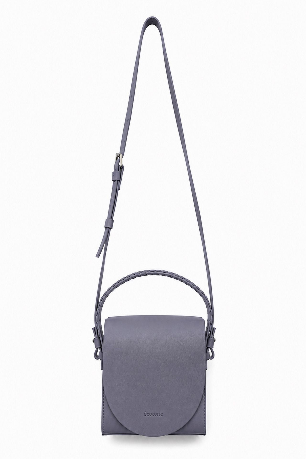Ecotorie Margaux Leather Crossbody Bag Midnight