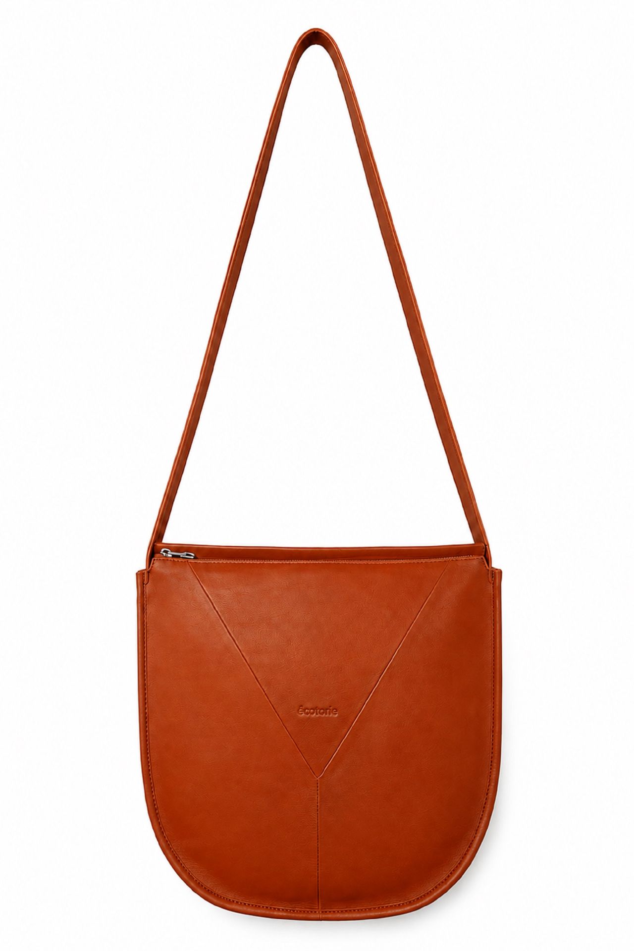 Ecotorie Sissy Leather Crossbody/X-body Bag Rust