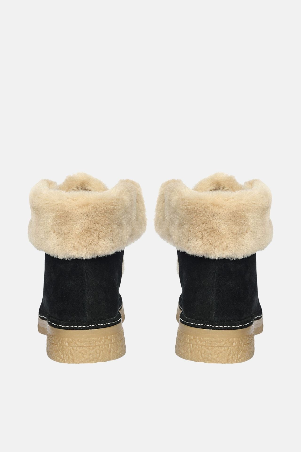 Jelavu Bari -  Suede & Shearling Ankle Boots