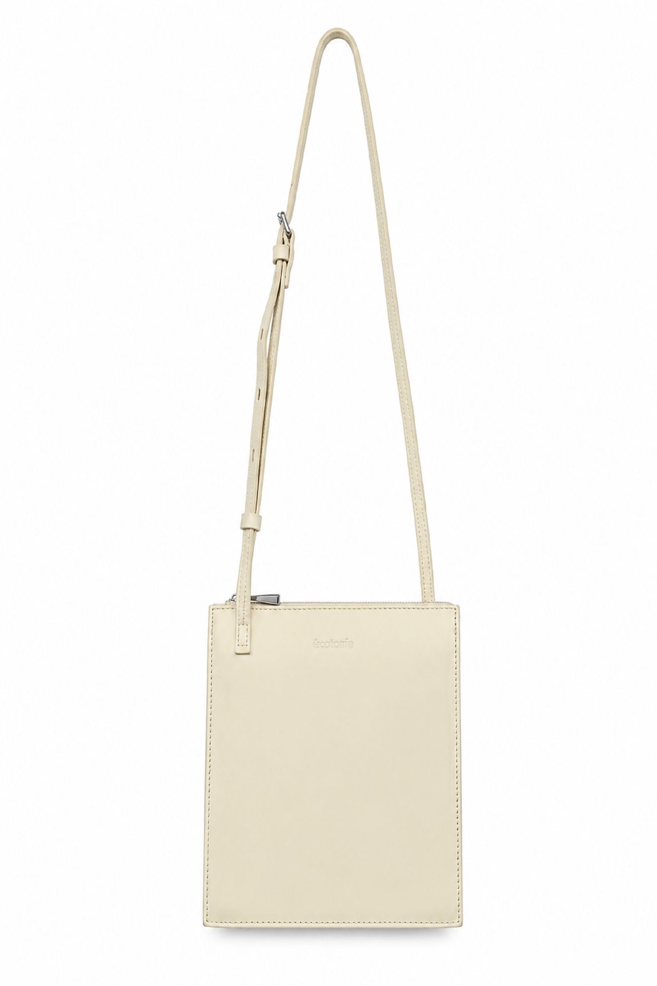 Ecotorie Polly Leather x-body-bag Warm White